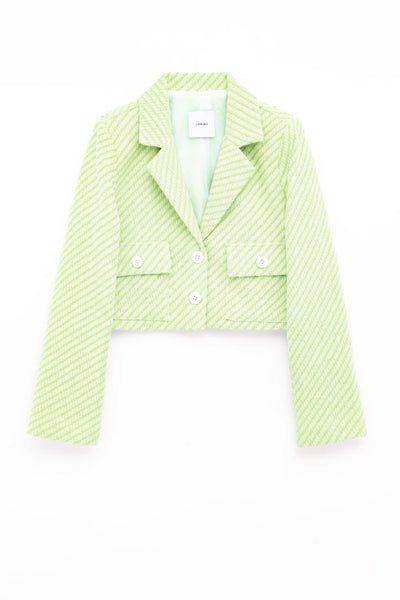 Crop + Skirt Set - Lime Green