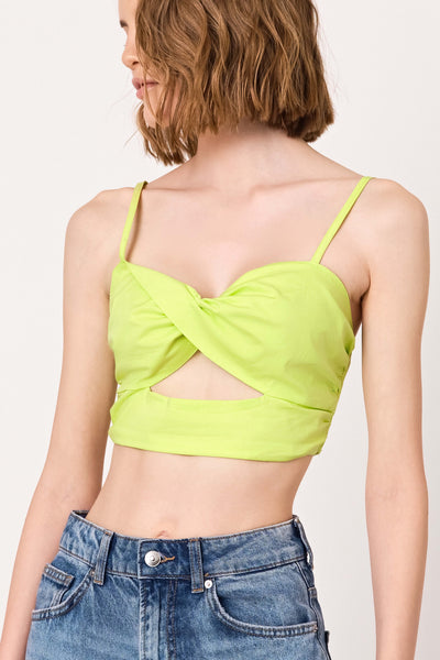 TOP CROPPED VERDE LIMA